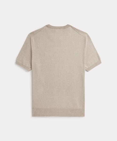 POLO RALPH LAUREN(ポロ ラルフ ローレン)の「コットン クルーネック ショートスリーブ セーター(ニット/セーター・メンズ・ブラウン・L/M/S/XL/XS)」の2枚目の写真