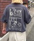 CIAOPANIC TYPY（チャオパニックティピー）の「【ユニセックス】OJISAN刺繍バックプリントワッフルTEE（Tシャツ/カットソー・LARGE）」