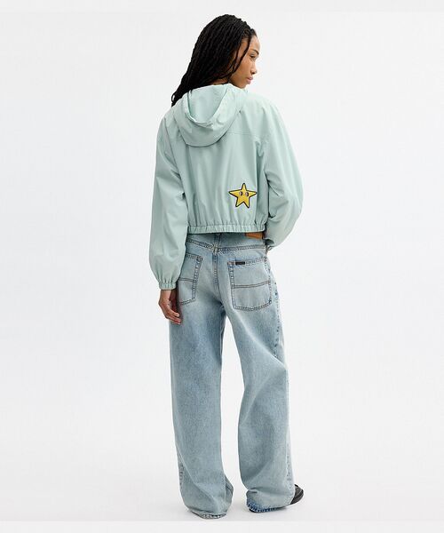 COACH(コーチ)の「【COACH | BRAIN DEAD】スター クロップド ウインドブレーカー・リサイクル ナイロン(その他アウター・レディース・グリーン系その他・X-SMALL/LARGE/MEDIUM/SMALL)」の2枚目の写真