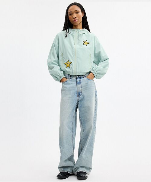 COACH(コーチ)の「【COACH | BRAIN DEAD】スター クロップド ウインドブレーカー・リサイクル ナイロン(その他アウター・レディース・グリーン系その他・X-SMALL/LARGE/MEDIUM/SMALL)」の3枚目の写真