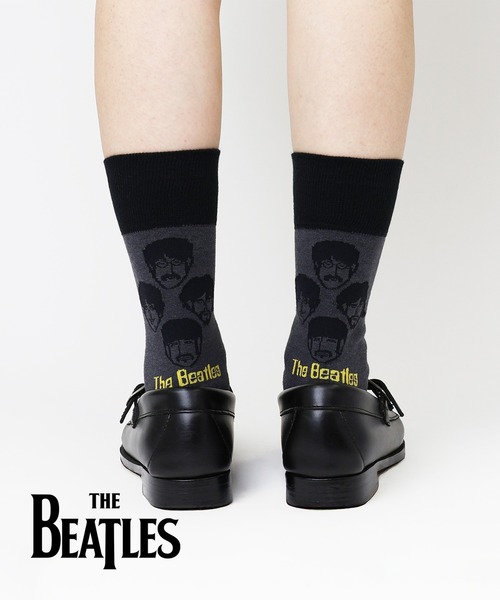 CHICSTOCKS(シックストックス)の「THE BEATLES Yellow Submarine(ソックス/靴下・メンズ・アイボリー/ダークグレー・SMALL/LARGE/MEDIUM)」の8枚目の写真