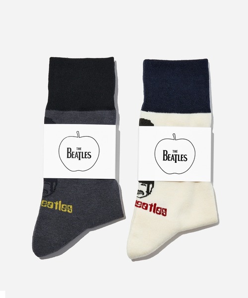 CHICSTOCKS(シックストックス)の「THE BEATLES Yellow Submarine(ソックス/靴下・メンズ・アイボリー/ダークグレー・SMALL/LARGE/MEDIUM)」の4枚目の写真
