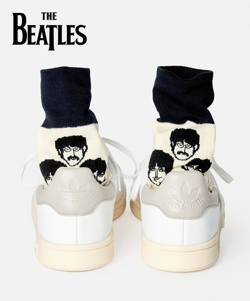 CHICSTOCKS(シックストックス)の「THE BEATLES Yellow Submarine(ソックス/靴下・メンズ・アイボリー/ダークグレー・SMALL/LARGE/MEDIUM)」の7枚目の写真