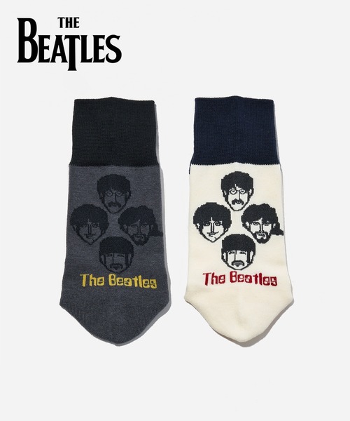 CHICSTOCKS(シックストックス)の「THE BEATLES Yellow Submarine(ソックス/靴下・メンズ・アイボリー/ダークグレー・SMALL/LARGE/MEDIUM)」の3枚目の写真