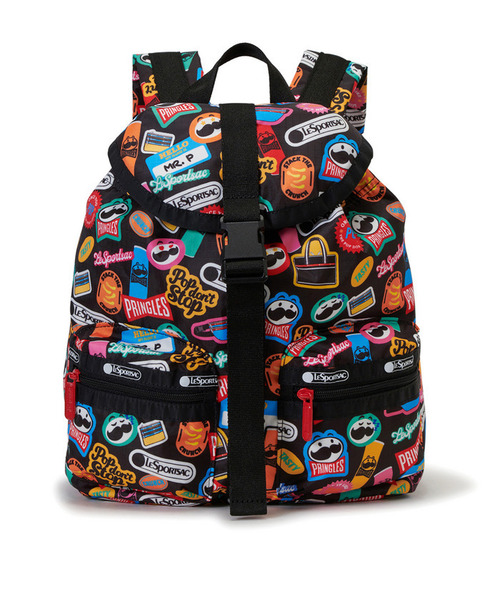 LeSportsac(レスポートサック)の「【LeSportsac×Pringles】SMALL VOYAGER プリングルズスティッカーズ(バックパック/リュック・レディース・その他・FREE)」の4枚目の写真