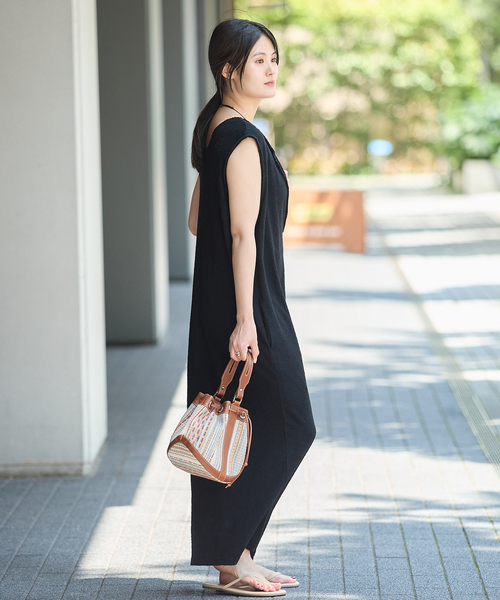 PROTAGONISTA(プロタゴニスタ)の「PROTAGONISTA/プロタゴニスタ 別注 NSワンピース 25SS-OP-09(ワンピース・レディース・ブラック/カーキ・FREE)」の16枚目の写真