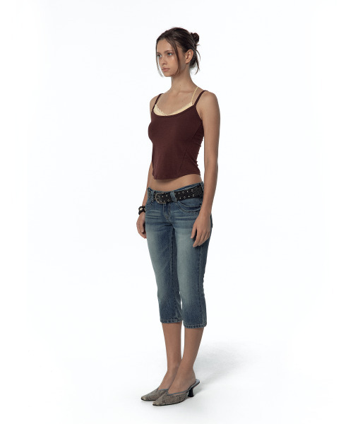 KASHIKO(カシコ)の「Nessa Lace Top Wine-Yellow(Tシャツ/カットソー・レディース・その他・FREE)」の3枚目の写真