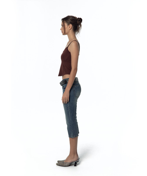 KASHIKO(カシコ)の「Nessa Lace Top Wine-Yellow(Tシャツ/カットソー・レディース・その他・FREE)」の4枚目の写真