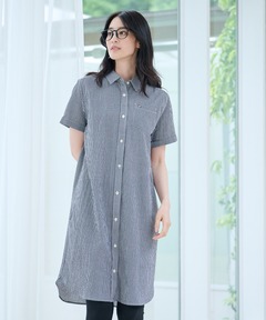 シフォンデニムシャツワンピース（ワンピース）｜BEARDSLEY