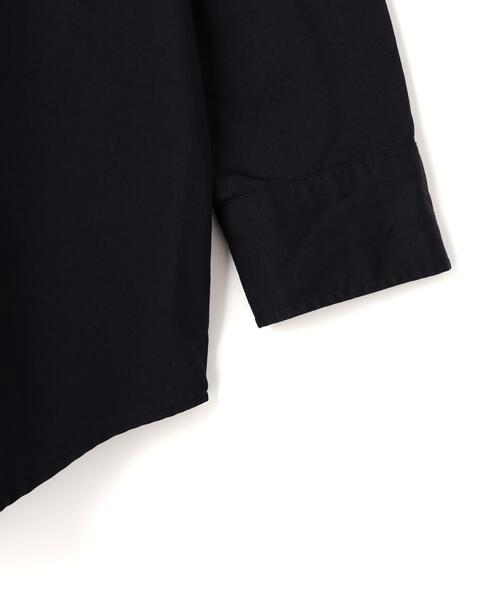 Y(ワイ)の「Y / ORGANIC COTTON HIGH DENSITY SATIN SHIRT(シャツ/ブラウス・メンズ・ネイビー/ホワイト・MEDIUM/LARGE)」の19枚目の写真