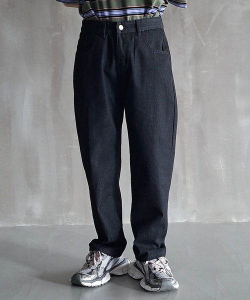 WESTBOY(ウエストボーイ)の「Y2K テーパードワイド デニムパンツ WO26W1PT01(デニムパンツ・メンズ・ライトブルー/ブラック/ホワイト/グレー・M/L)」の1枚目の写真