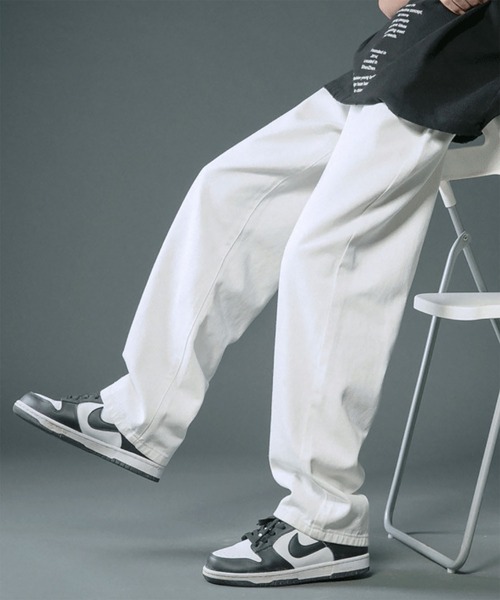 WESTBOY(ウエストボーイ)の「Y2K テーパードワイド デニムパンツ WO26W1PT01(デニムパンツ・メンズ・ライトブルー/ブラック/ホワイト/グレー・M/L)」の14枚目の写真