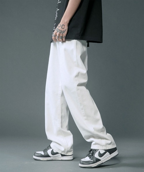 WESTBOY(ウエストボーイ)の「Y2K テーパードワイド デニムパンツ WO26W1PT01(デニムパンツ・メンズ・ライトブルー/ブラック/ホワイト/グレー・M/L)」の16枚目の写真