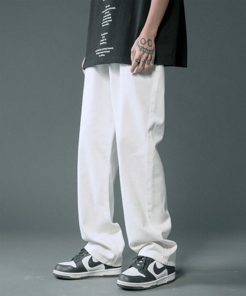 WESTBOY(ウエストボーイ)の「Y2K テーパードワイド デニムパンツ WO26W1PT01(デニムパンツ・メンズ・ライトブルー/ブラック/ホワイト/グレー・M/L)」の17枚目の写真