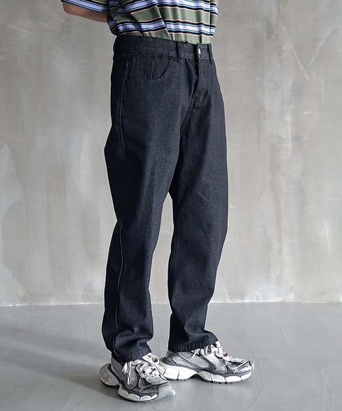 WESTBOY(ウエストボーイ)の「Y2K テーパードワイド デニムパンツ WO26W1PT01(デニムパンツ・メンズ・ライトブルー/ブラック/ホワイト/グレー・M/L)」の5枚目の写真