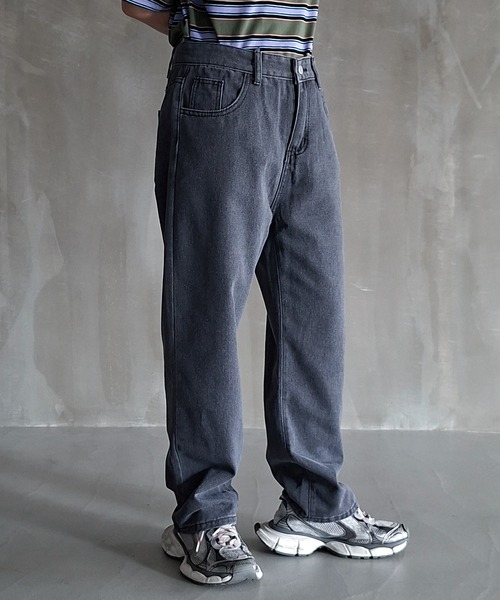 WESTBOY(ウエストボーイ)の「Y2K テーパードワイド デニムパンツ WO26W1PT01(デニムパンツ・メンズ・ライトブルー/ブラック/ホワイト/グレー・M/L)」の7枚目の写真