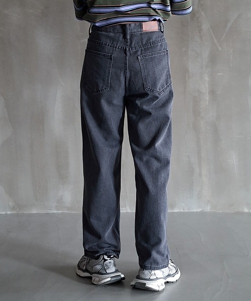 WESTBOY(ウエストボーイ)の「Y2K テーパードワイド デニムパンツ WO26W1PT01(デニムパンツ・メンズ・ライトブルー/ブラック/ホワイト/グレー・M/L)」の8枚目の写真