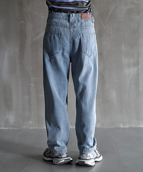 WESTBOY(ウエストボーイ)の「Y2K テーパードワイド デニムパンツ WO26W1PT01(デニムパンツ・メンズ・ライトブルー/ブラック/ホワイト/グレー・M/L)」の10枚目の写真