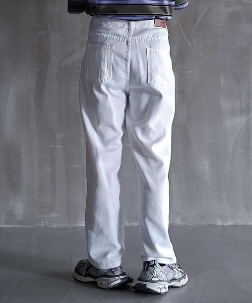 WESTBOY(ウエストボーイ)の「Y2K テーパードワイド デニムパンツ WO26W1PT01(デニムパンツ・メンズ・ライトブルー/ブラック/ホワイト/グレー・M/L)」の12枚目の写真