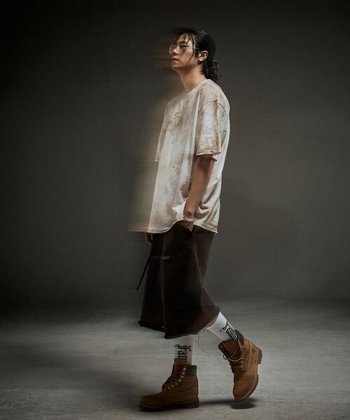 MWOONG(ムン)の「Washed destroyed bermuda P BRO(スウェットパンツ・レディース・その他・FREE)」の6枚目の写真