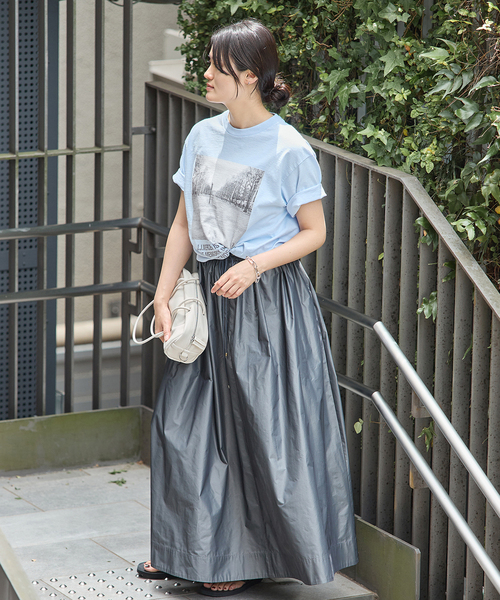 IENA(イエナ)の「J.J.Mercer/ジェイジェイマーサー フレンチフォトTシャツ C(Tシャツ/カットソー・レディース・スカイブルー・FREE)」の15枚目の写真