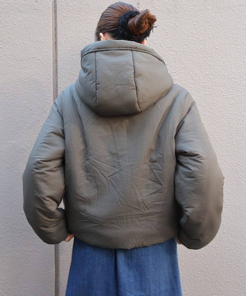 GYMPHLEX(ジムフレックス)の「Gymphlex/ジムフレックス ジップアップアウター ZIP UP OUTER GY-A0857 IED(ブルゾン・レディース・オリーブ/ブラック・14)」の5枚目の写真