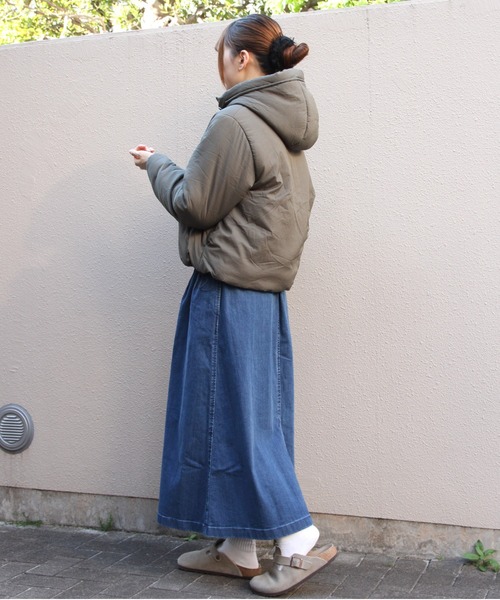 GYMPHLEX(ジムフレックス)の「Gymphlex/ジムフレックス ジップアップアウター ZIP UP OUTER GY-A0857 IED(ブルゾン・レディース・オリーブ/ブラック・14)」の8枚目の写真
