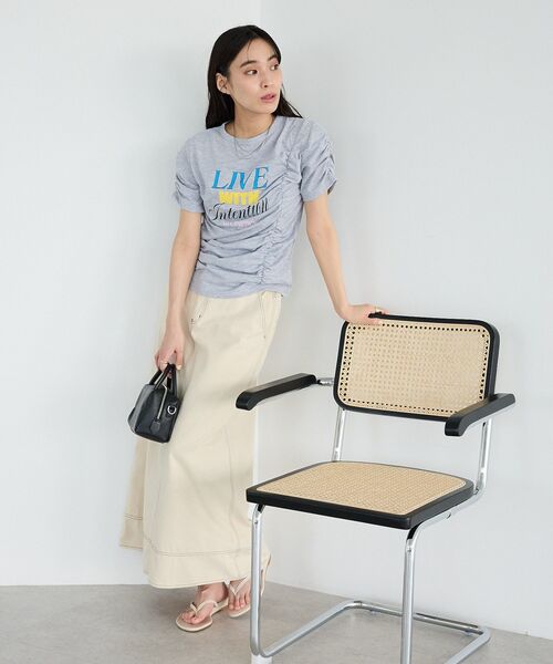 CRAFT STANDARD BOUTIQUE(クラフトスタンダードブティック)の「チノロングスカート(スカート・レディース・ブラウン/オフホワイト・M/L)」の22枚目の写真