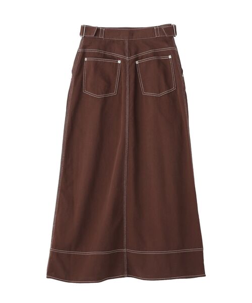 CRAFT STANDARD BOUTIQUE(クラフトスタンダードブティック)の「チノロングスカート(スカート・レディース・ブラウン/オフホワイト・M/L)」の17枚目の写真