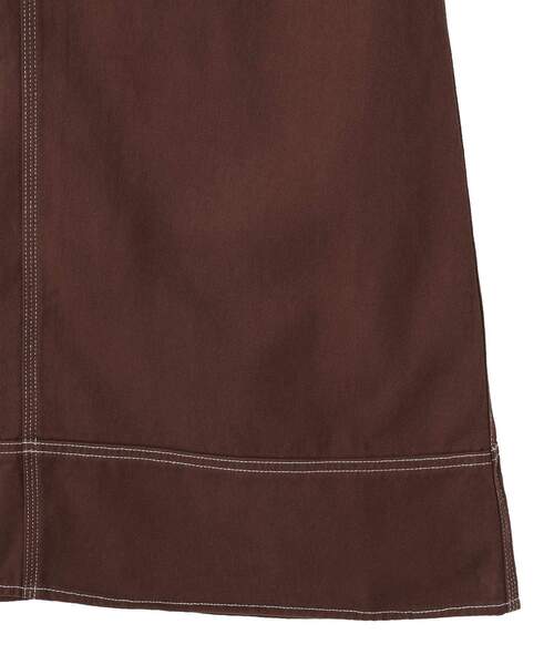 CRAFT STANDARD BOUTIQUE(クラフトスタンダードブティック)の「チノロングスカート(スカート・レディース・ブラウン/オフホワイト・M/L)」の8枚目の写真