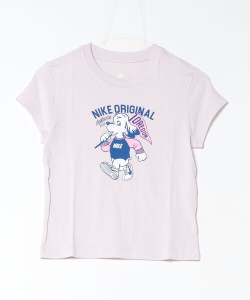 NIKE（ナイキ）の「《NIKEアパレル》ASWNSWNKCHLLKNTMDCRPTEE（Tシャツ/カットソー・レディース・パープル系その他/ホワイト系その他・XL/M/L/S）」の2枚目の写真