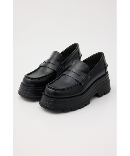 SLY(スライ)の「PLATFORM LOAFER プラットフォームローファー 秋服 冬服(ローファー・レディース・ブラウン/ブラック・LARGE/MEDIUM/SMALL)」の1枚目の写真