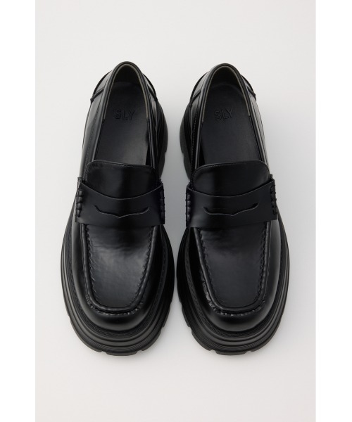 SLY(スライ)の「PLATFORM LOAFER プラットフォームローファー 秋服 冬服(ローファー・レディース・ブラウン/ブラック・LARGE/MEDIUM/SMALL)」の4枚目の写真