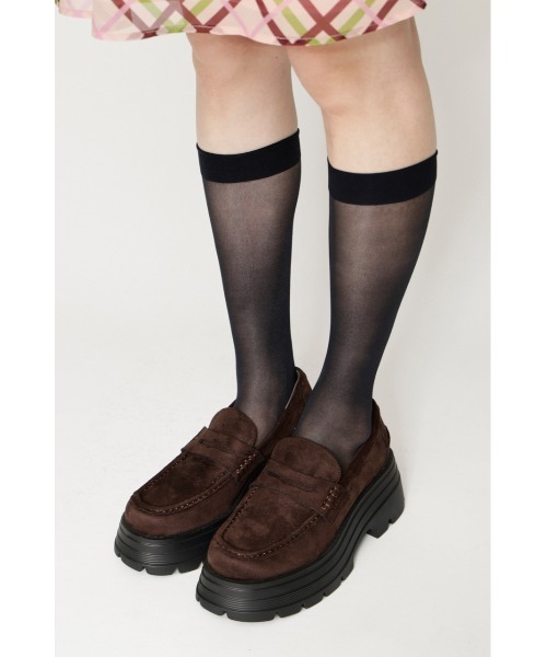 SLY(スライ)の「PLATFORM LOAFER プラットフォームローファー 秋服 冬服(ローファー・レディース・ブラウン/ブラック・LARGE/MEDIUM/SMALL)」の7枚目の写真