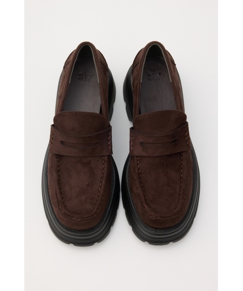 SLY(スライ)の「PLATFORM LOAFER プラットフォームローファー 秋服 冬服(ローファー・レディース・ブラウン/ブラック・LARGE/MEDIUM/SMALL)」の10枚目の写真