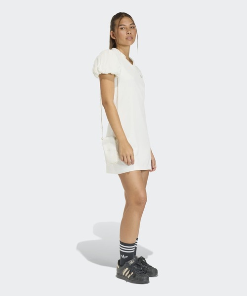 adidas(アディダス)の「バルーンスリーブ付きワンピース / アディダスオリジナルス adidas Originals(ワンピース・レディース・ホワイト・X-LARGE/MEDIUM/LARGE/SMALL/XX-LARGE)」の3枚目の写真