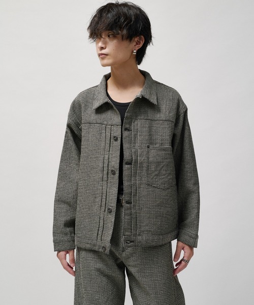 Lui's(ルイス)の「モダンデニムトラッカージャケット(デニムジャケット・メンズ・アイボリー・S/M)」の1枚目の写真