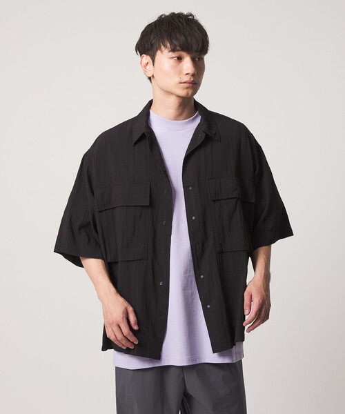 CITEN(シテン)の「<CITEN>ベンチレーションユーティリティシャツ(シャツ/ブラウス・メンズ・ライトブルー/ブラック・L/M)」の13枚目の写真