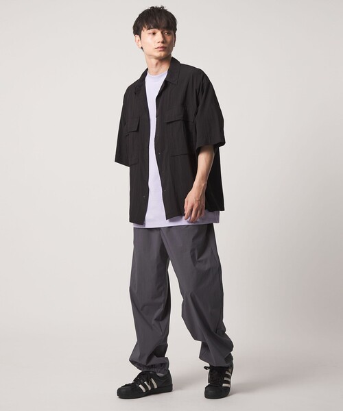 CITEN(シテン)の「<CITEN>ベンチレーションユーティリティシャツ(シャツ/ブラウス・メンズ・ライトブルー/ブラック・L/M)」の14枚目の写真