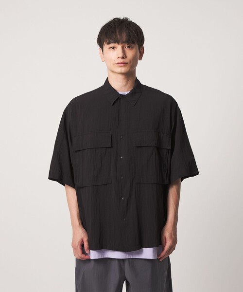 CITEN(シテン)の「<CITEN>ベンチレーションユーティリティシャツ(シャツ/ブラウス・メンズ・ライトブルー/ブラック・L/M)」の17枚目の写真