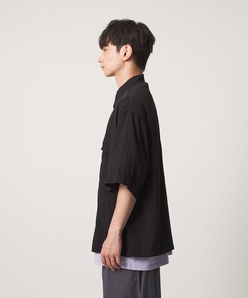 CITEN(シテン)の「<CITEN>ベンチレーションユーティリティシャツ(シャツ/ブラウス・メンズ・ライトブルー/ブラック・L/M)」の18枚目の写真
