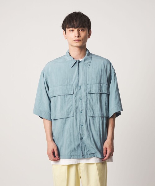 CITEN(シテン)の「<CITEN>ベンチレーションユーティリティシャツ(シャツ/ブラウス・メンズ・ライトブルー/ブラック・L/M)」の20枚目の写真
