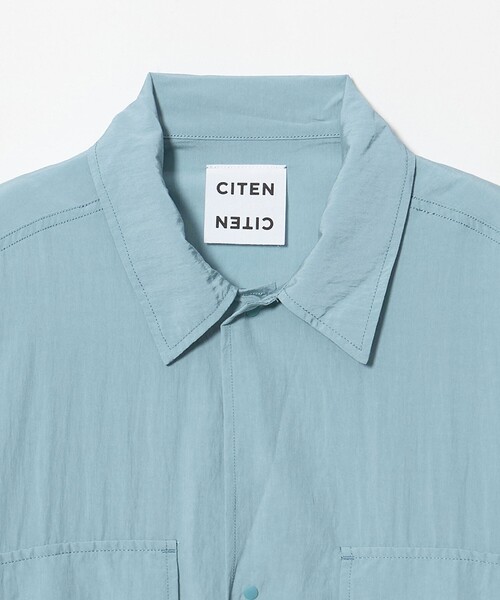 CITEN(シテン)の「<CITEN>ベンチレーションユーティリティシャツ(シャツ/ブラウス・メンズ・ライトブルー/ブラック・L/M)」の3枚目の写真