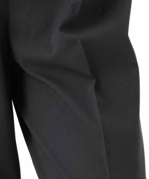 MK MICHEL KLEIN（エムケーミッシェルクラン）の「[洗える/イージーケア/抗ピリング/ナチュラルストレッチ]ストレートワイドシルエットパンツ（無地）（スラックス・レディース・グレー/ブラック・38）」の18枚目の写真