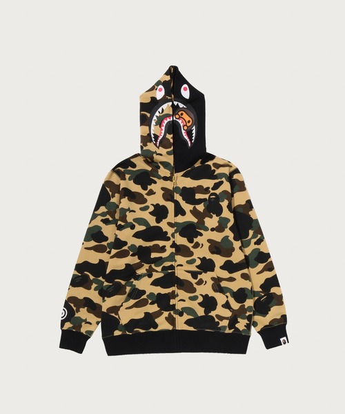 1ST CAMO MILO SHARK ZIP HOODIE（パーカー）｜A BATHING APE（ア