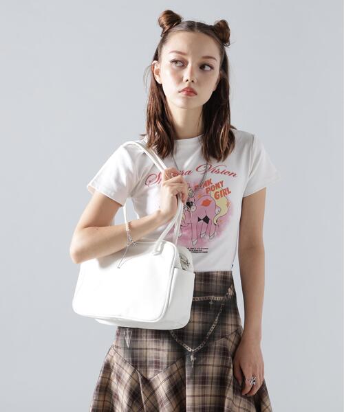 L.H.P(エルエイチピー)の「MAVYTH/メヴィス/BOX MINI SHOULDER BAG(ショルダーバッグ・レディース・ホワイト/ブラック・F)」の17枚目の写真