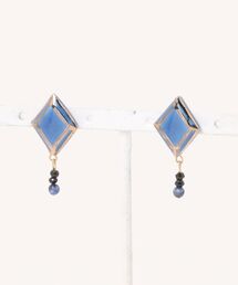 irodori/jewel cut  ソーダライト+スピネルのpierce（hishigata)