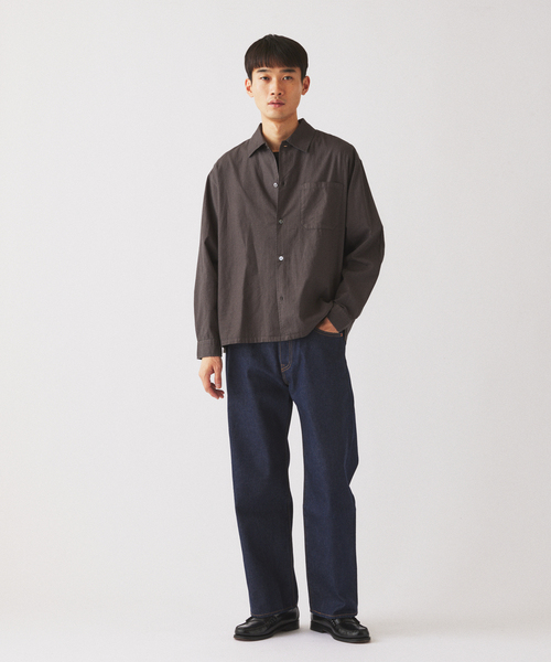 JOURNAL STANDARD relume(ジャーナルスタンダード レリューム)の「JAMES FABRIC / ジェームスファブリック ガーメントダイ シャツ(シャツ/ブラウス・メンズ・ネイビー/ブラウン/ベージュ系その他/カーキ/ブラックミックス・MEDIUM/LARGE)」の9枚目の写真