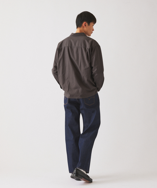 JOURNAL STANDARD relume(ジャーナルスタンダード レリューム)の「JAMES FABRIC / ジェームスファブリック ガーメントダイ シャツ(シャツ/ブラウス・メンズ・ネイビー/ブラウン/ベージュ系その他/カーキ/ブラックミックス・MEDIUM/LARGE)」の12枚目の写真