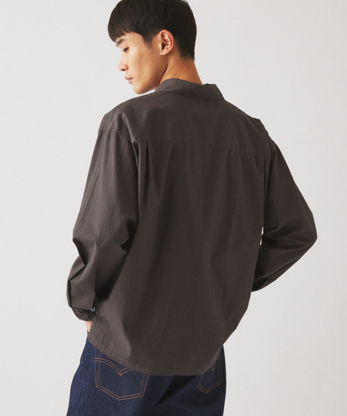 JOURNAL STANDARD relume(ジャーナルスタンダード レリューム)の「JAMES FABRIC / ジェームスファブリック ガーメントダイ シャツ(シャツ/ブラウス・メンズ・ネイビー/ブラウン/ベージュ系その他/カーキ/ブラックミックス・MEDIUM/LARGE)」の19枚目の写真